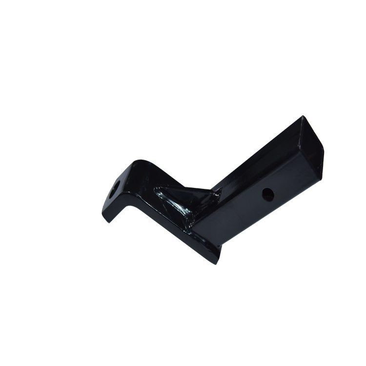 2 Inch Ball Mount With 6 Inch Drop x 10 Inch Long Tube Black