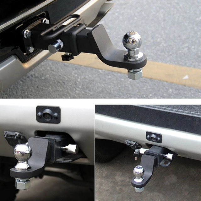 Ball Mount black shank Towing hitch mount