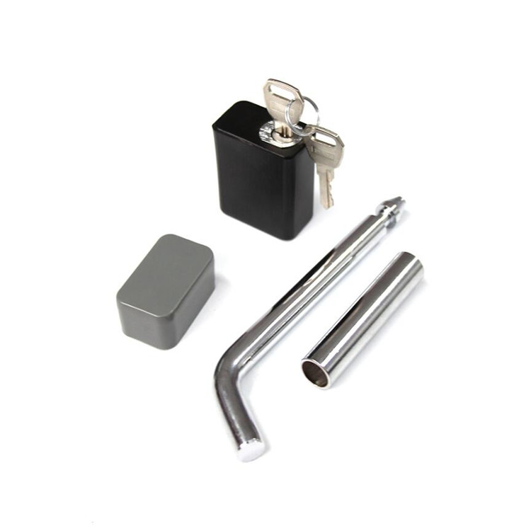 1/2" and 5/8" Security Receiver Lock with Keys and Cover