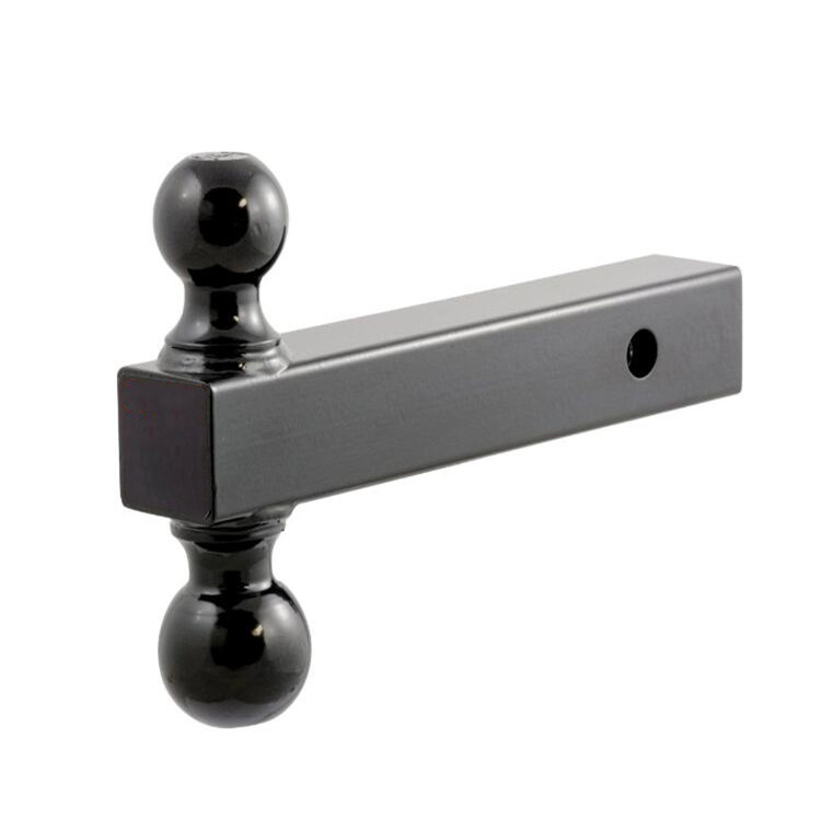 1-7/8 In. & 2 In. Black Double Ball Mount