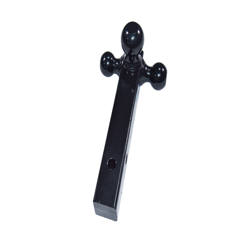 Black Bar Tri-Ball Trailer Hitch Ball Mount with 2"*2" Shank